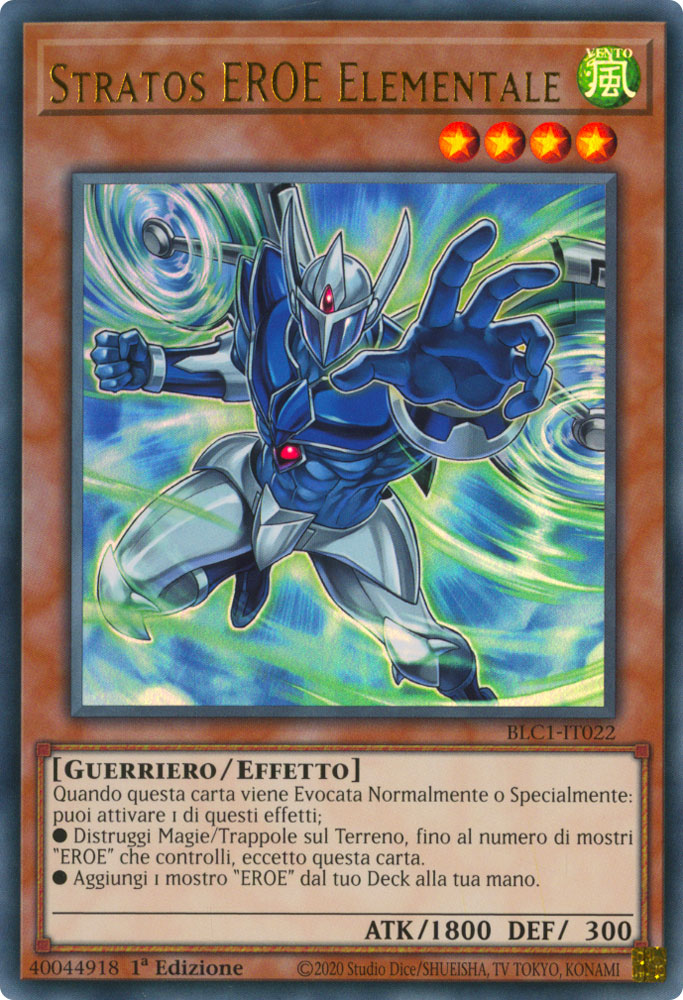 BLC1-IT022 Stratos EROE Elementale Ultra Rara 1a Edizione (IT) -NEAR MINT-
