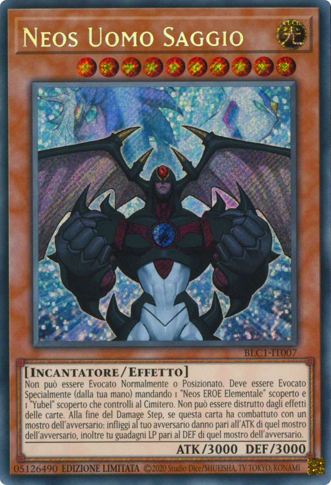 BLC1-IT007 Neos Uomo Saggio Rara Segreta 1a Edizione (IT) -NEAR MINT-