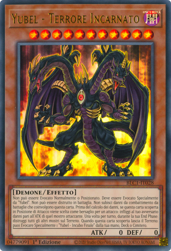 BLC1-IT028 Yubel - Terrore Incarnato Ultra Rara 1a Edizione (IT) -NEAR MINT-