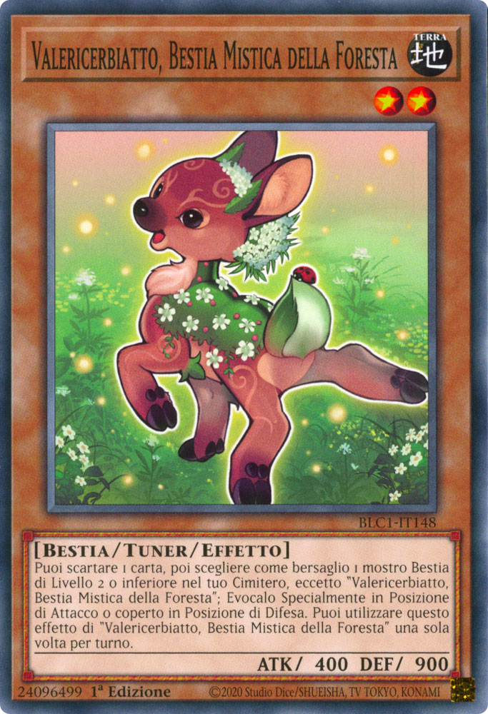 BLC1-IT148 Valericerbiatto, Bestia Mistica della Foresta Comune 1a Edizione (IT) -NEAR MINT-