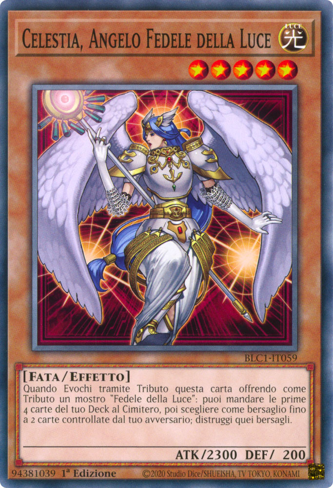 BLC1-IT059 Celestia, Angelo Fedele della Luce Comune 1a Edizione (IT) -NEAR MINT-