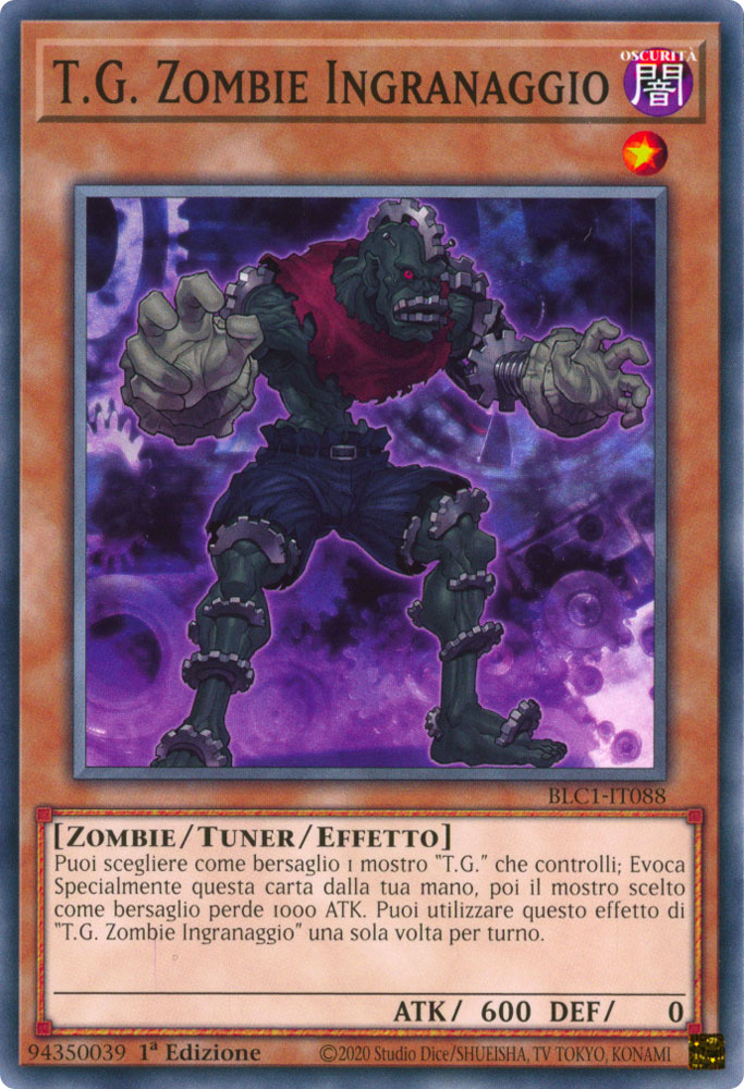 BLC1-IT088 T.G. Zombie Ingranaggio Comune 1a Edizione (IT) -NEAR MINT-