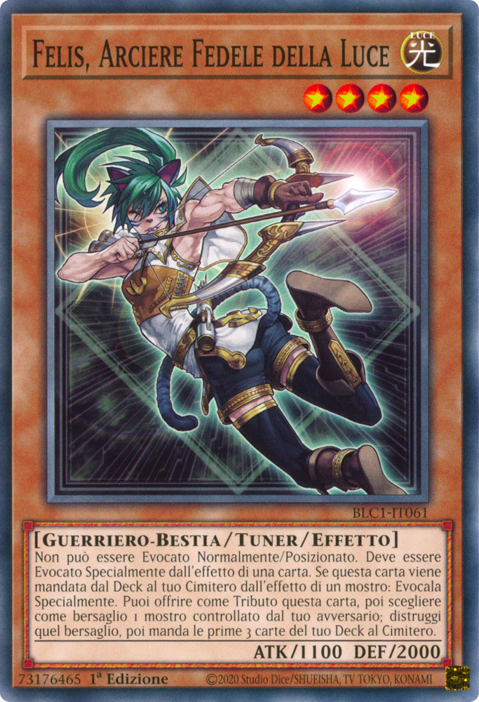 BLC1-IT061 Felis, Arciere Fedele della Luce Comune 1a Edizione (IT) -NEAR MINT-