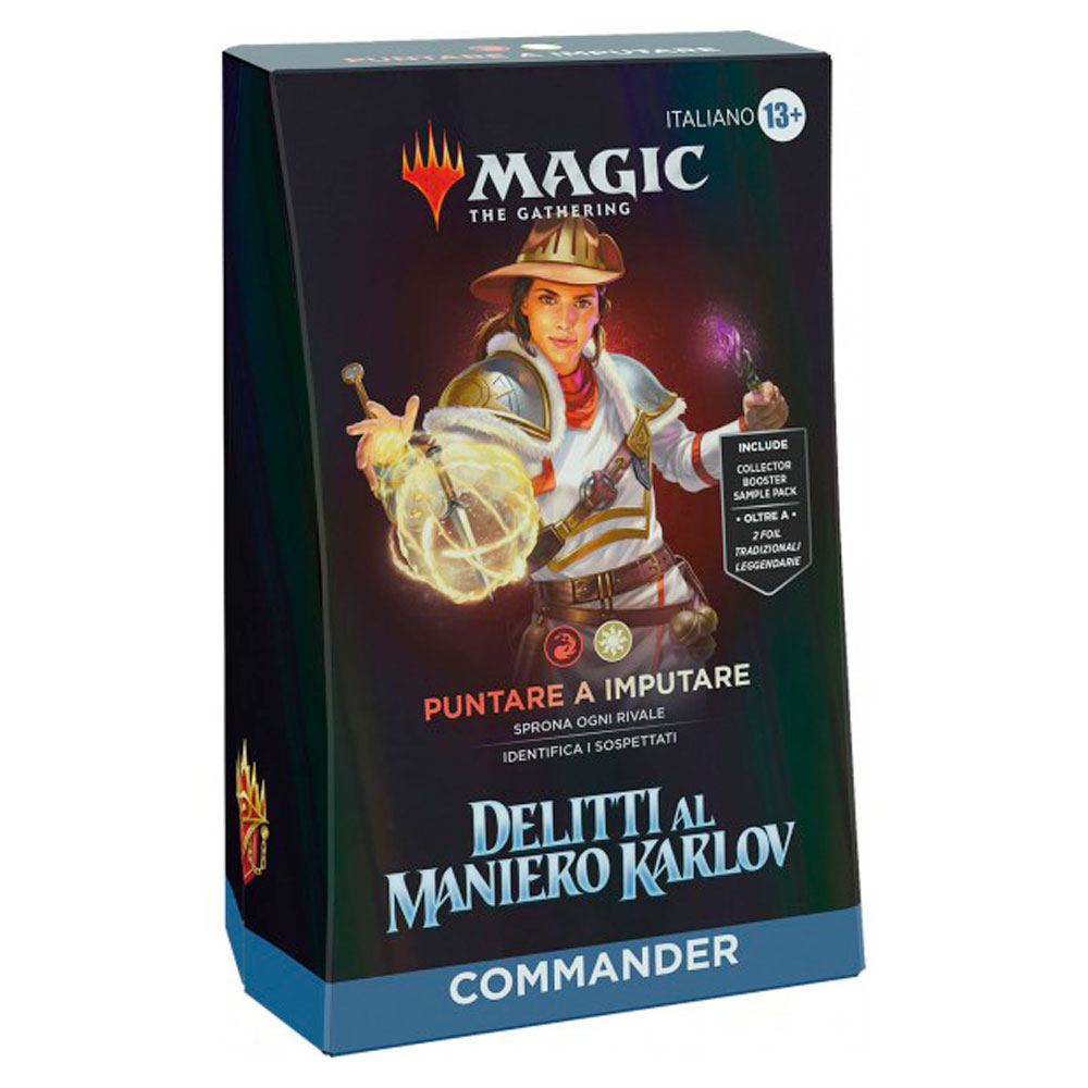 Delitti al Maniero Karlov Commander Deck Puntare a Imputare (IT)