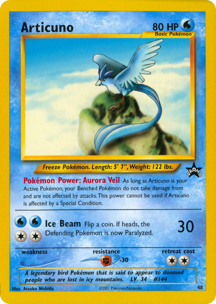 048 Articuno promo (EN) -NEAR MINT-