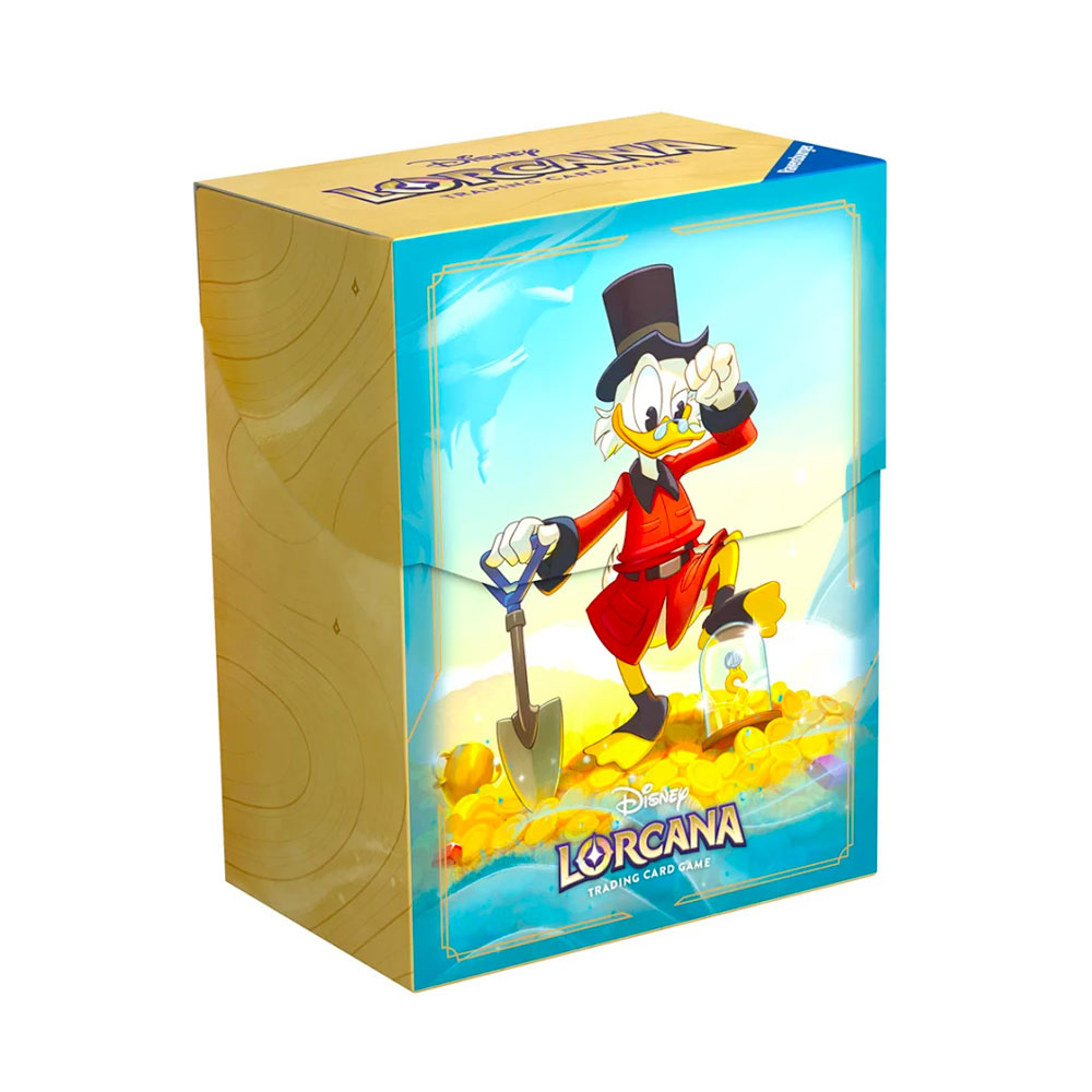 Porta mazzo verticale per 80 carte imbustate Paperon de' Paperoni, Zio Paperone / Scrooge McDuck (EN)