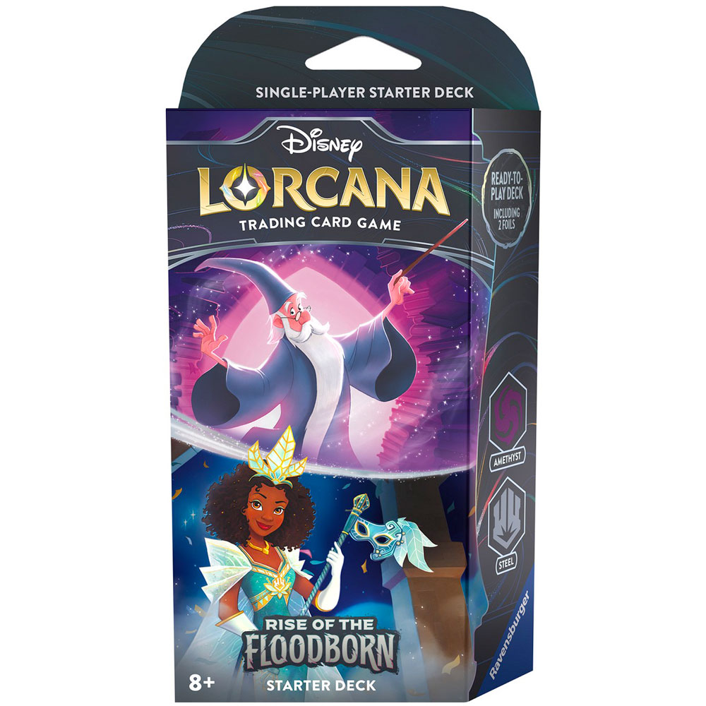 Rise of the Floodborn Starter Deck Merlin & Tiana (Amethyst / Steel) (EN)