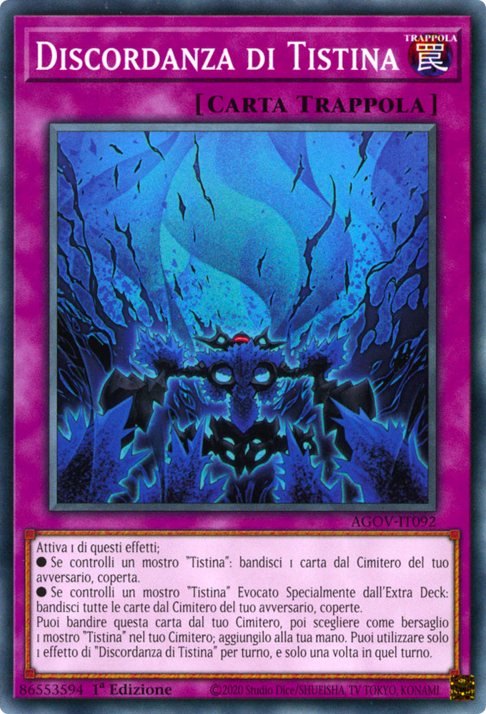 AGOV-IT092 Discordanza di Tistina Comune 1a Edizione (IT) -NEAR MINT-