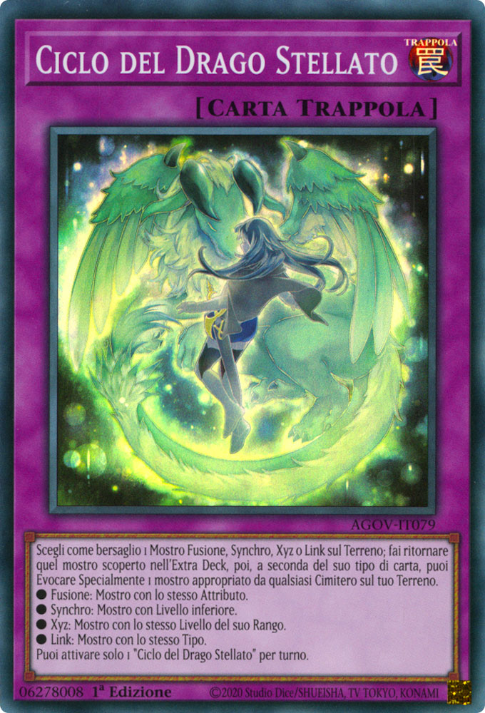 AGOV-IT079 Ciclo del Drago Stellato Super Rara 1a Edizione (IT) -NEAR MINT-