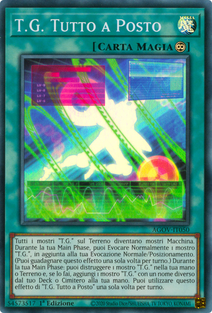 AGOV-IT050 T.G. Tutto a Posto Super Rara 1a Edizione (IT) -NEAR MINT-