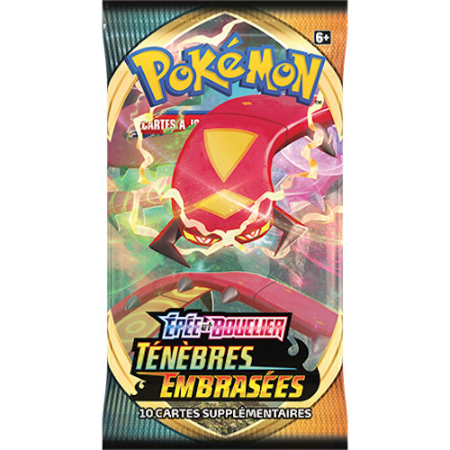 Epee et Bouclier Tenebres Embrasees busta 10 carte (artwork RANDOM) (FR)