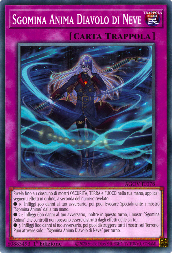 AGOV-IT078 Sgomina Anima Diavolo di Neve Comune 1a Edizione (IT) -NEAR MINT-