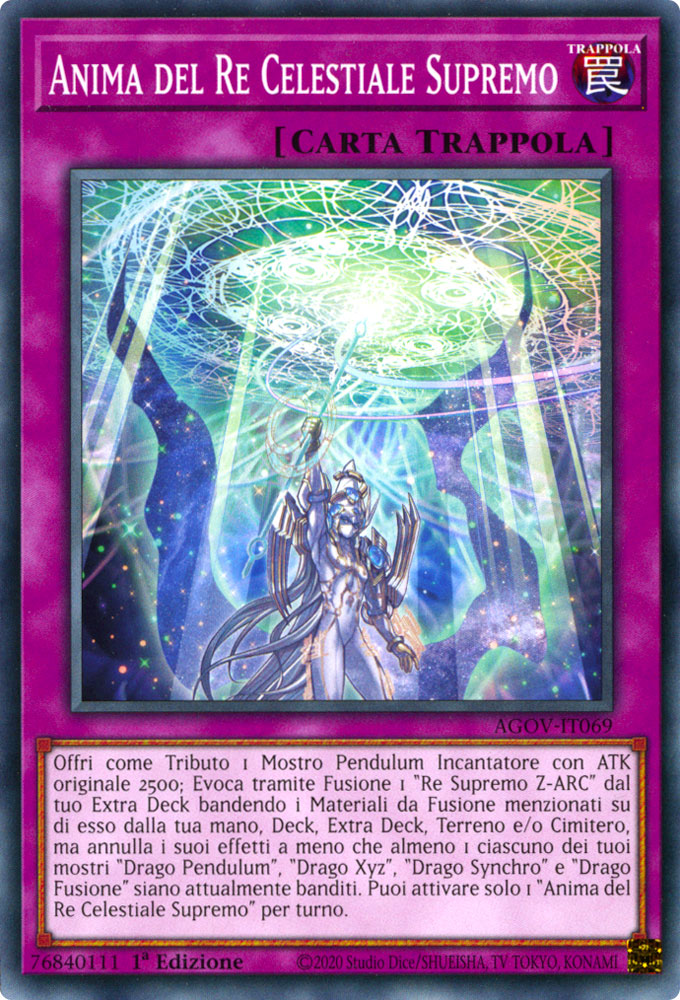 AGOV-IT069 Anima del Re Celestiale Supremo Comune 1a Edizione (IT) -NEAR MINT-