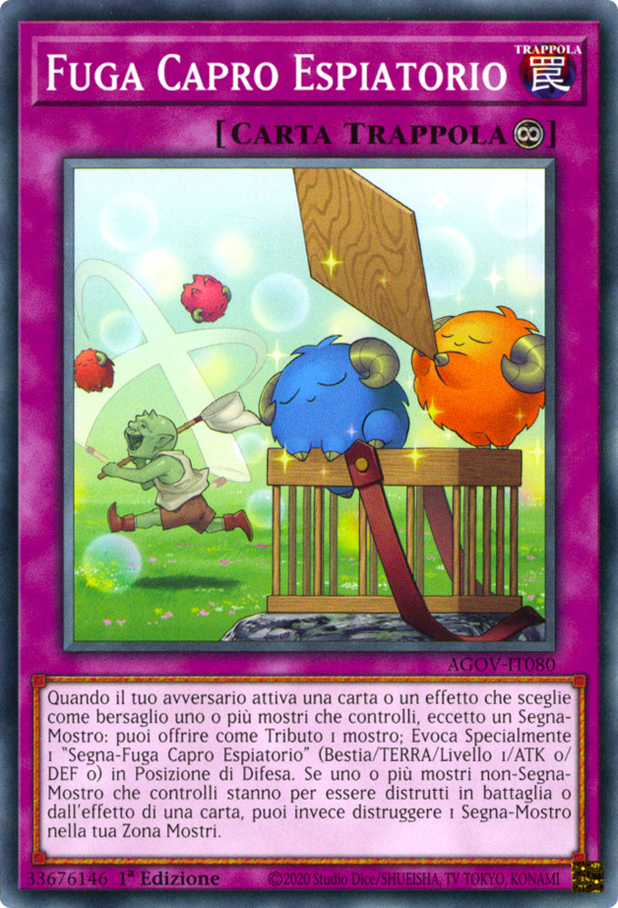 AGOV-IT080 Fuga Capro Espiatorio Comune 1a Edizione (IT) -NEAR MINT-