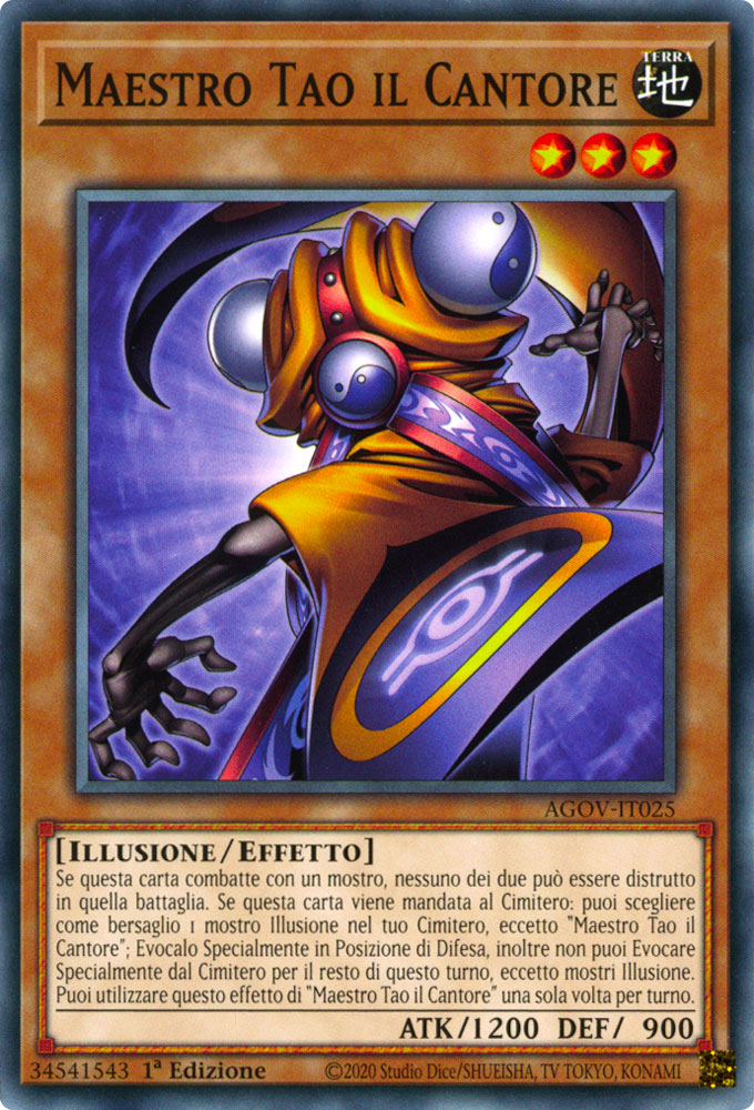 AGOV-IT025 Maestro Tao il Cantore Comune 1a Edizione (IT) -NEAR MINT-