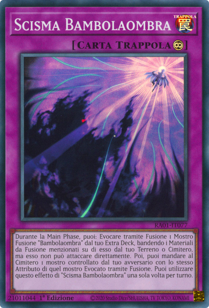 RA01-IT077 Scisma Bambolaombra Super Rara 1a Edizione (IT) -NEAR MINT-