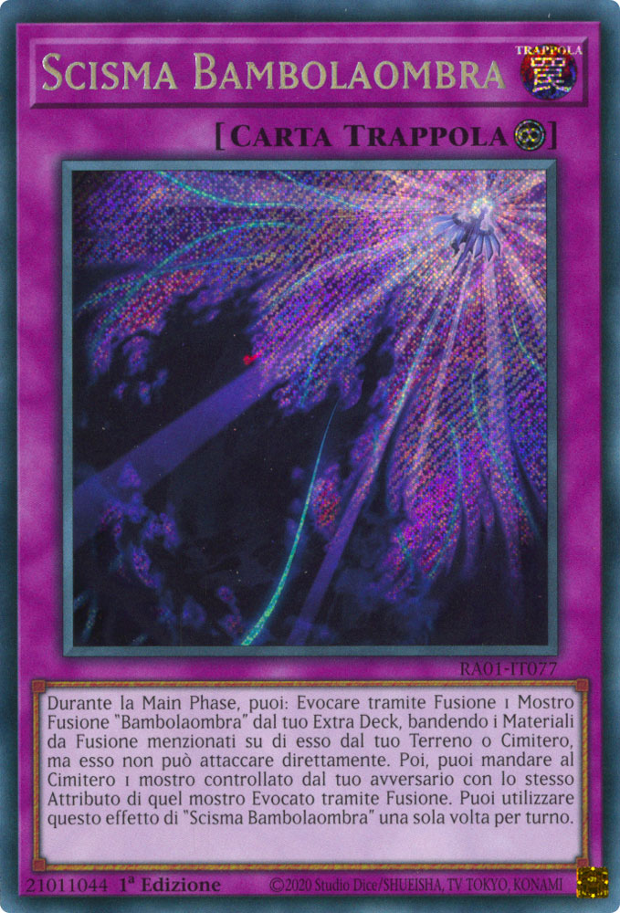 RA01-IT077 Scisma Bambolaombra Rara Segreta 1a Edizione (IT) -NEAR MINT-