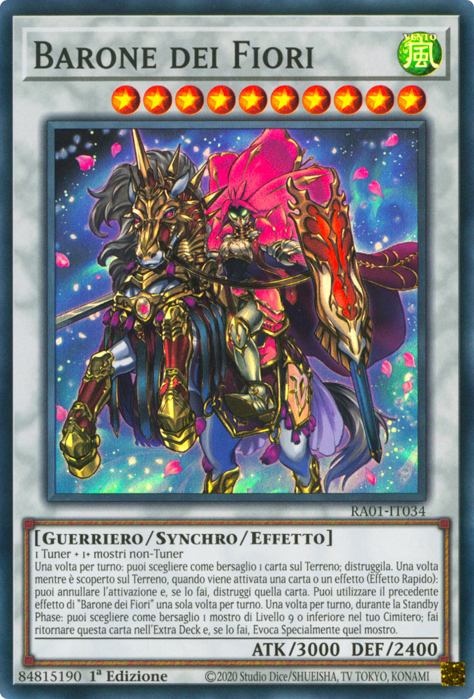 RA01-IT034 Barone dei Fiori Super Rara 1a Edizione (IT) -NEAR MINT-