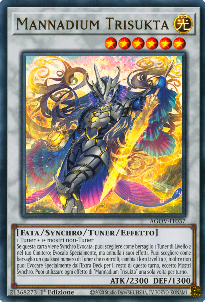 AGOV-IT037 Mannadium Trisukta Ultra Rara 1a Edizione (IT) -NEAR MINT-