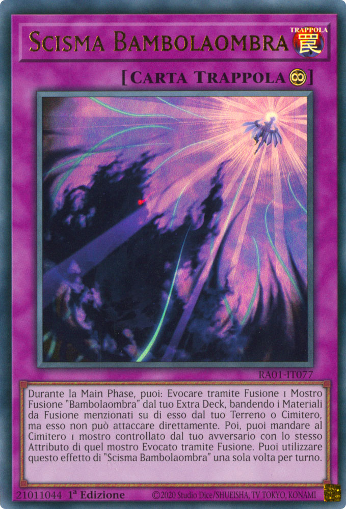 RA01-IT077 Scisma Bambolaombra Ultra Rara 1a Edizione (IT) -NEAR MINT-