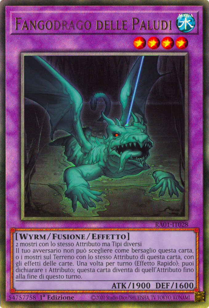 RA01-IT028 Fangodrago delle Paludi Rara Ultimate 1a Edizione (IT) -NEAR MINT-