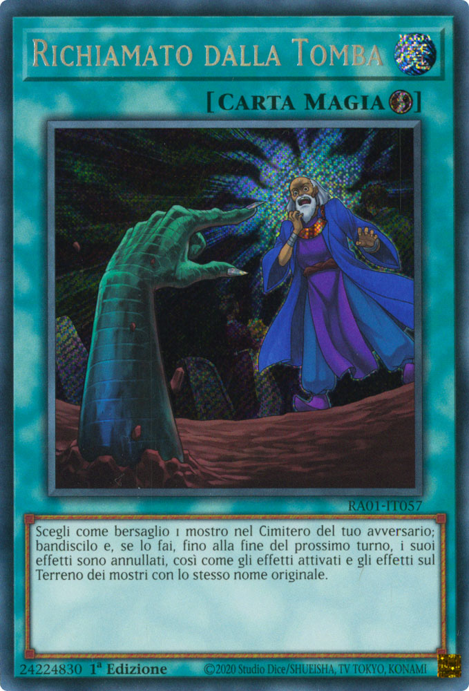 RA01-IT057 Richiamato dalla Tomba Rara Segreta 1a Edizione (IT) -NEAR MINT-