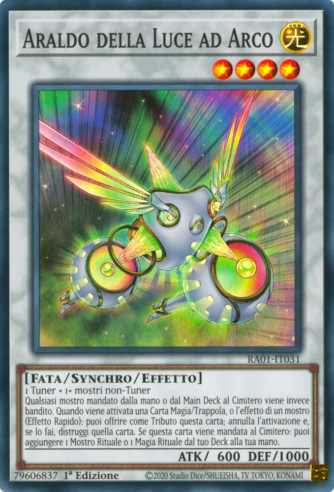 RA01-IT031 Araldo della Luce ad Arco Super Rara 1a Edizione (IT) -NEAR MINT-