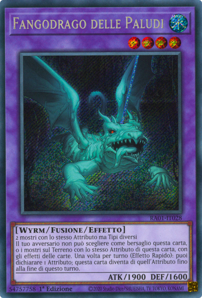 RA01-IT028 Fangodrago delle Paludi Rara Segreta 1a Edizione (IT) -NEAR MINT-
