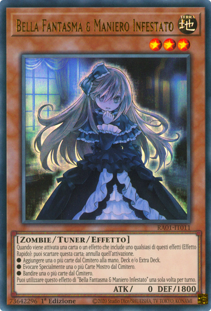 RA01-IT011 Bella Fantasma & Maniero Infestato Ultra Rara 1a Edizione (IT) -NEAR MINT-