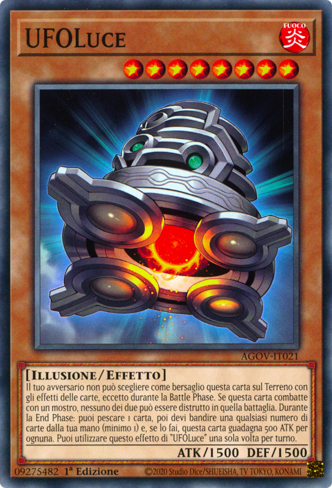 AGOV-IT021 UFOLuce Comune 1a Edizione (IT) -NEAR MINT-