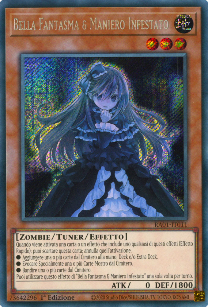 RA01-IT011 Bella Fantasma & Maniero Infestato Rara Segreta 1a Edizione (IT) -NEAR MINT-
