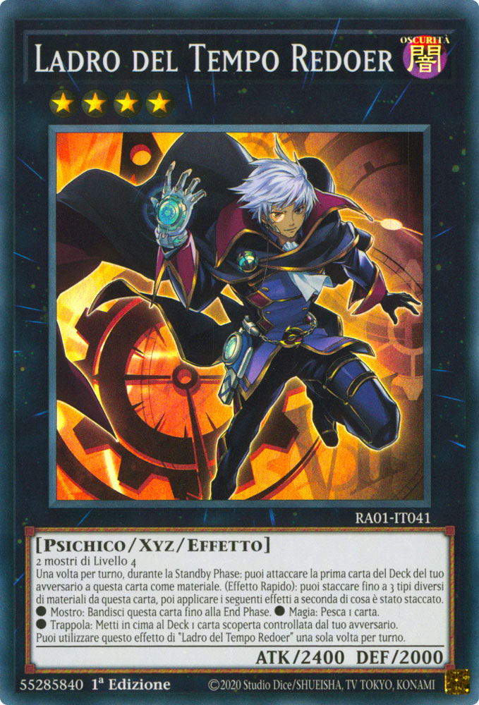 RA01-IT041 Ladro del Tempo Redoer Super Rara 1a Edizione (IT) -NEAR MINT-