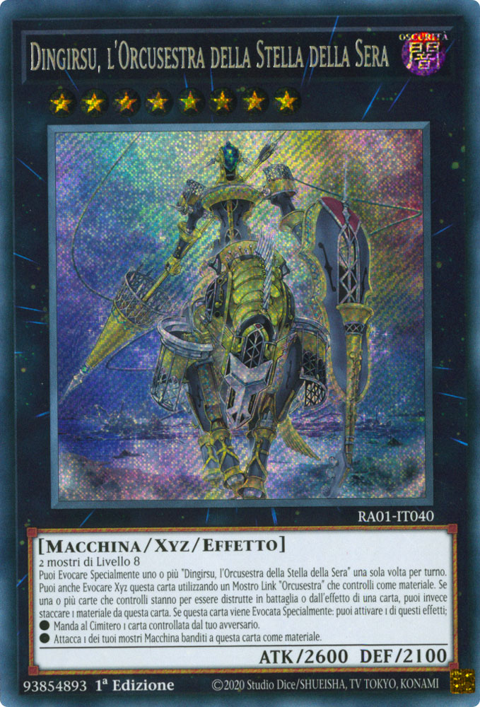 RA01-IT040 Dingirsu, l'Orcusestra della Stella della Sera Rara Segreta 1a Edizione (IT) -NEAR MINT-
