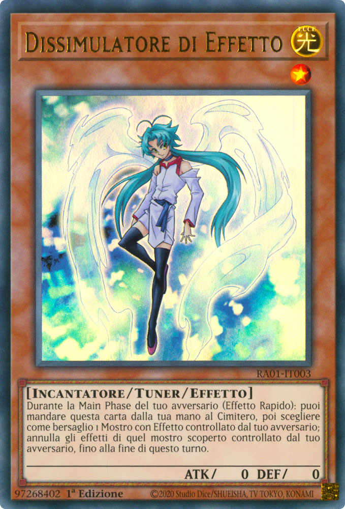 RA01-IT003 Dissimulatore di Effetto Ultra Rara 1a Edizione (IT) -NEAR MINT-