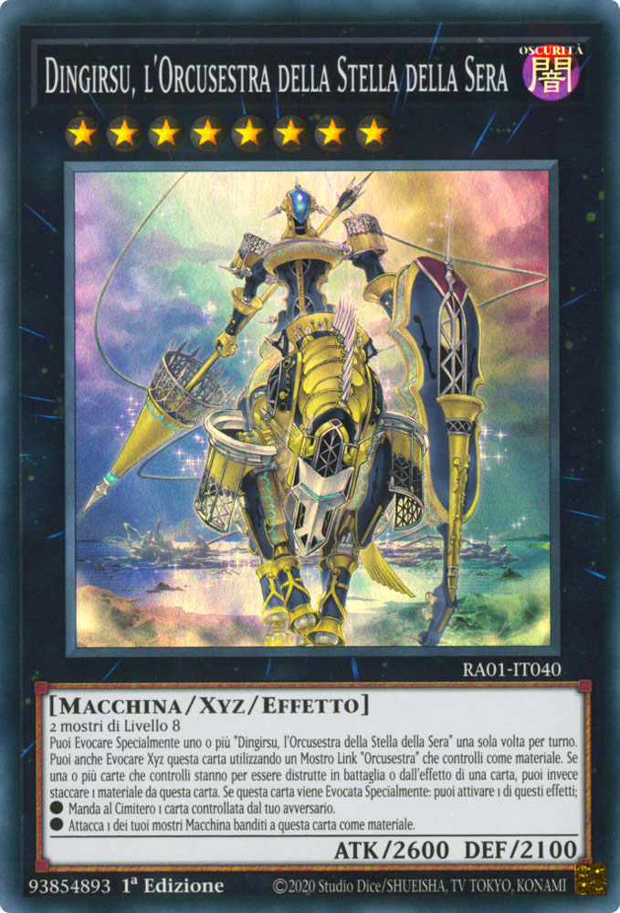 RA01-IT040 Dingirsu, l'Orcusestra della Stella della Sera Super Rara 1a Edizione (IT) -NEAR MINT-