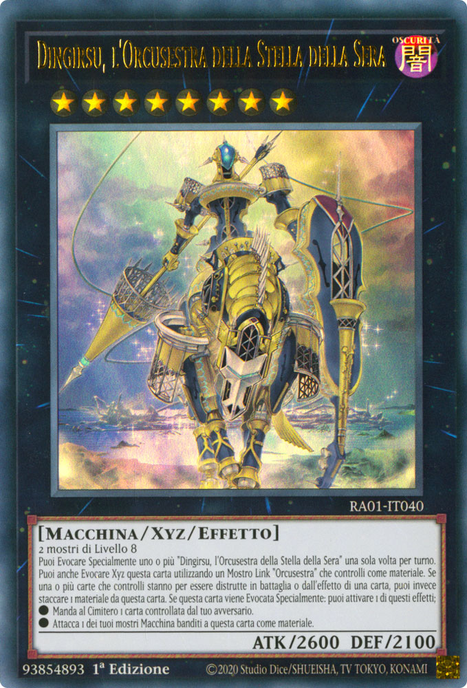 RA01-IT040 Dingirsu, l'Orcusestra della Stella della Sera Ultra Rara 1a Edizione (IT) -NEAR MINT-