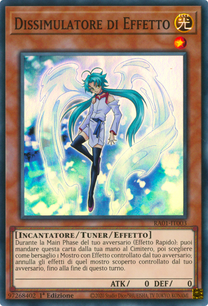 RA01-IT003 Dissimulatore di Effetto Super Rara 1a Edizione (IT) -NEAR MINT-