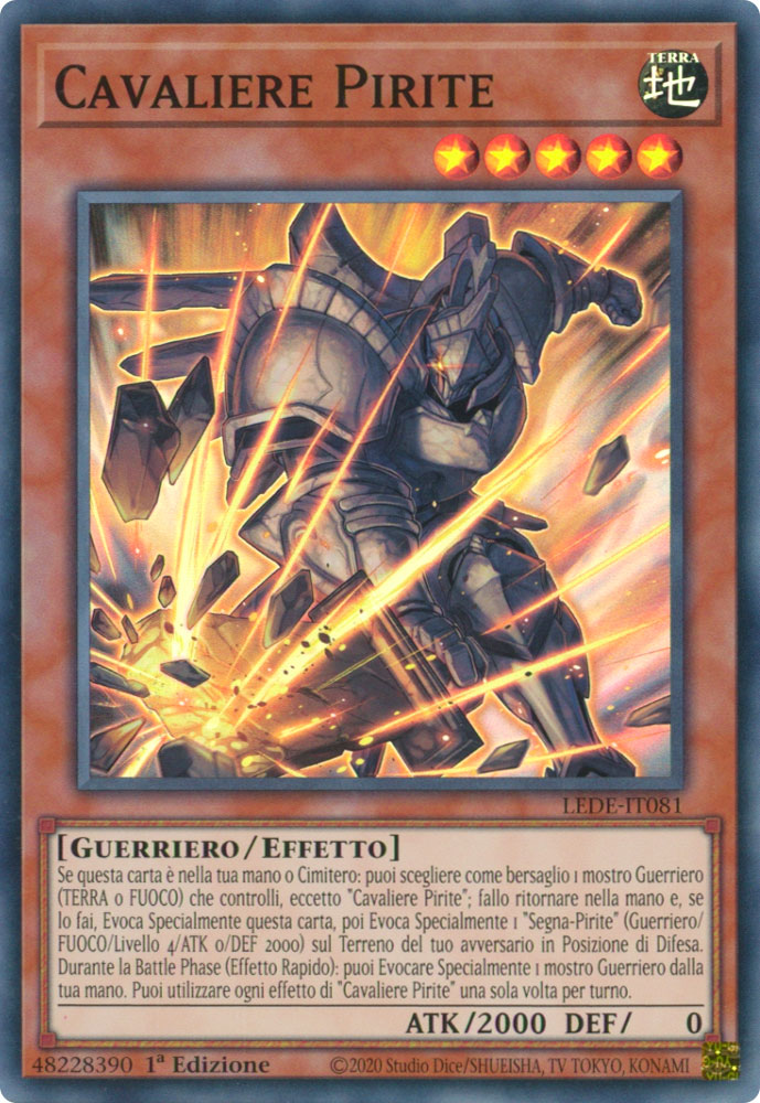 LEDE-IT081 Cavaliere Pirite Super Rara 1a Edizione (IT) -NEAR MINT-