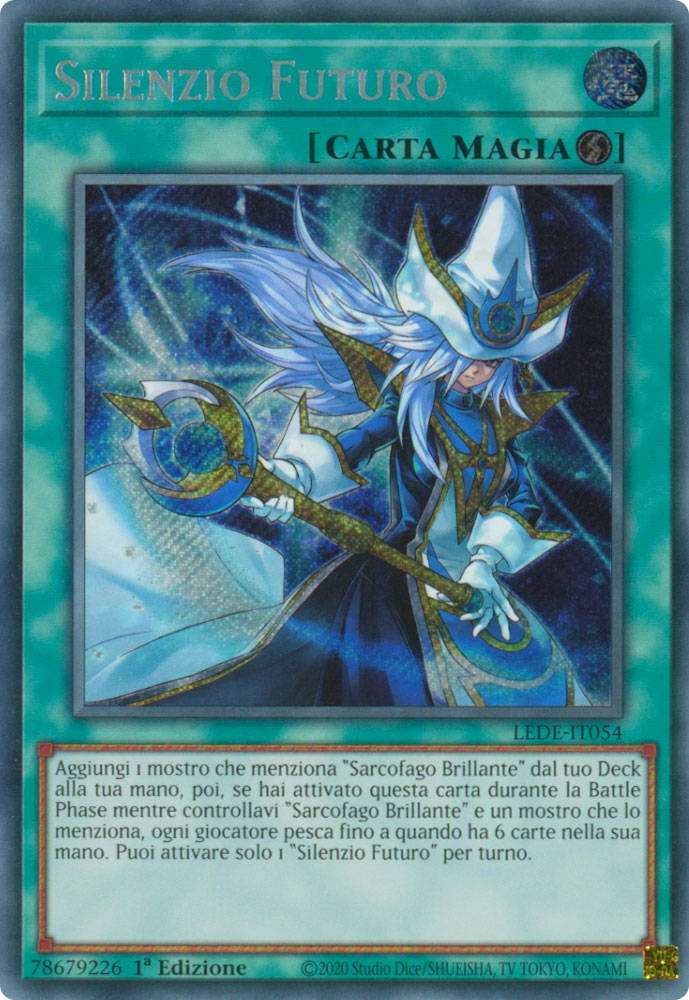 LEDE-IT054 Silenzio Futuro Rara Segreta 1a Edizione (IT) -NEAR MINT-