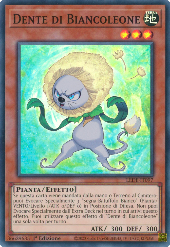 LEDE-IT097 Dente di Biancoleone Super Rara 1a Edizione (IT) -NEAR MINT-