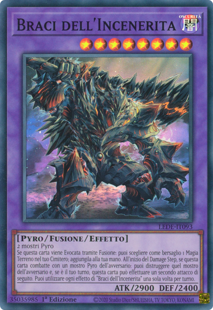 LEDE-IT093 Braci dell'Incenerita Super Rara 1a Edizione (IT) -NEAR MINT-