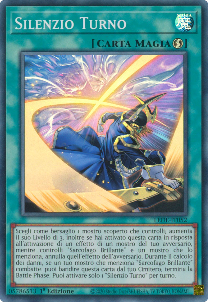 LEDE-IT052 Silenzio Turno Super Rara 1a Edizione (IT) -NEAR MINT-