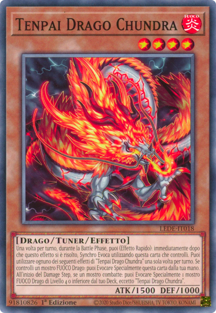 LEDE-IT018 Tenpai Drago Chundra Comune 1a Edizione (IT) -NEAR MINT-