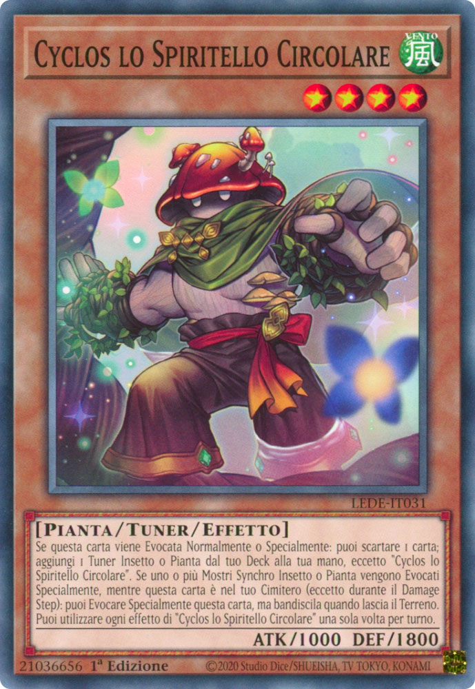 LEDE-IT031 Cyclos lo Spiritello Circolare Comune 1a Edizione (IT) -NEAR MINT-