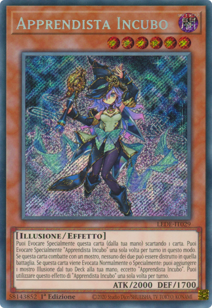 LEDE-IT029 Apprendista Incubo Rara Segreta 1a Edizione (IT) -NEAR MINT-