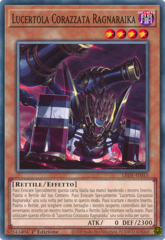LEDE-IT015 Lucertola Corazzata Ragnaraika Comune 1a Edizione (IT) -NEAR MINT-