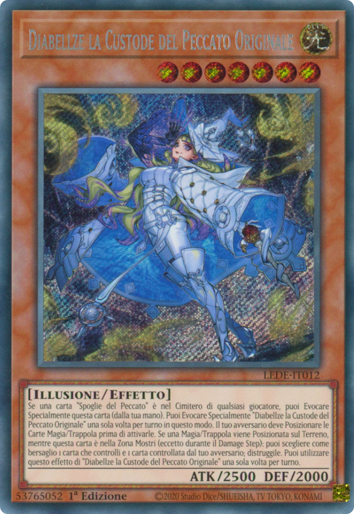 LEDE-IT012 Diabellze la Custode del Peccato Originale Rara Segreta 1a Edizione (IT) -NEAR MINT-
