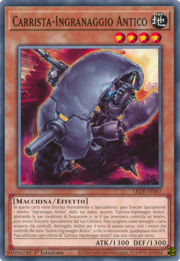 LEDE-IT007 Carrista-Ingranaggio Antico Comune 1a Edizione (IT) -NEAR MINT-