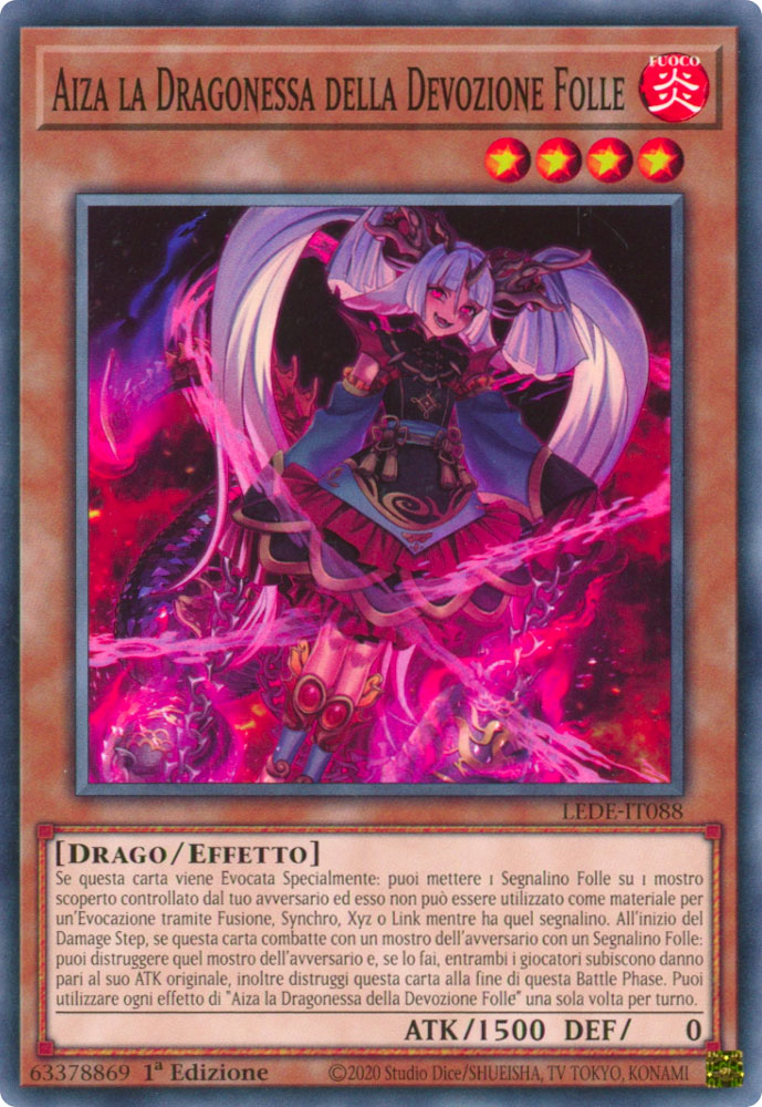 LEDE-IT088 Aiza la Dragonessa della Devozione Folle Comune 1a Edizione (IT) -NEAR MINT-