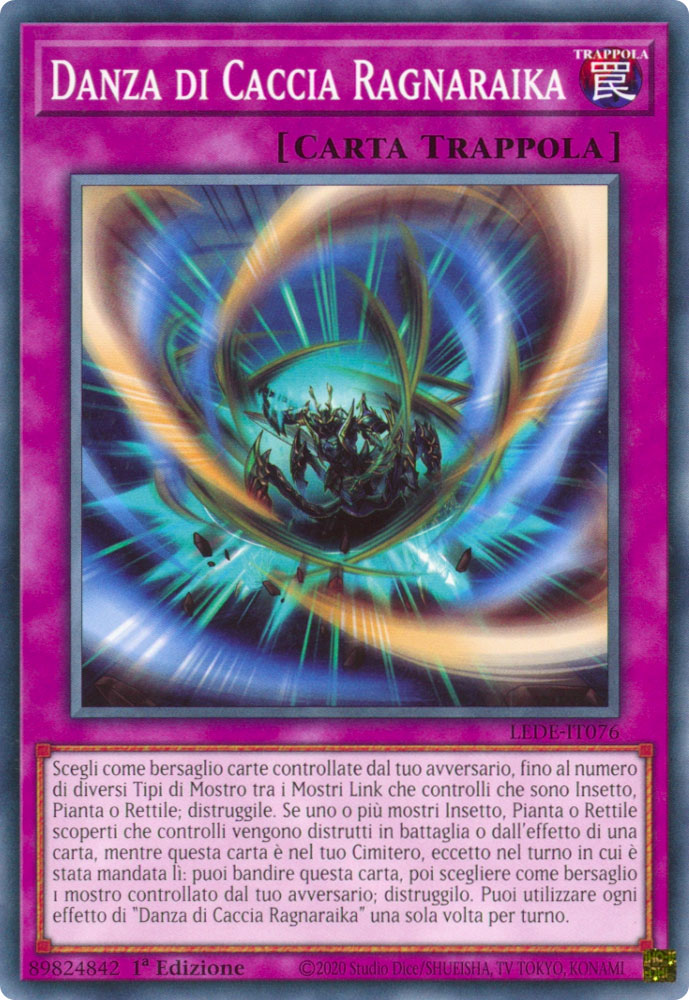 LEDE-IT076 Danza di Caccia Ragnaraika Comune 1a Edizione (IT) -NEAR MINT-